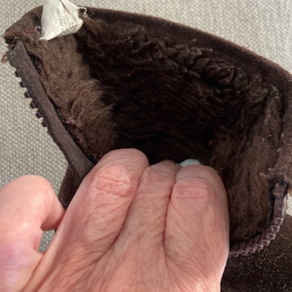 Circo Brown Genuine Suede Zippered Toddler Boots - Picture 10 of 11